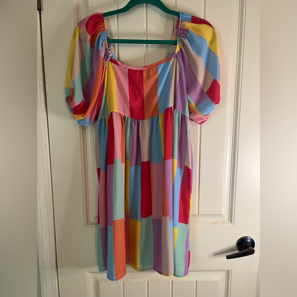 Bibi Dress in multi colors size small new with tag